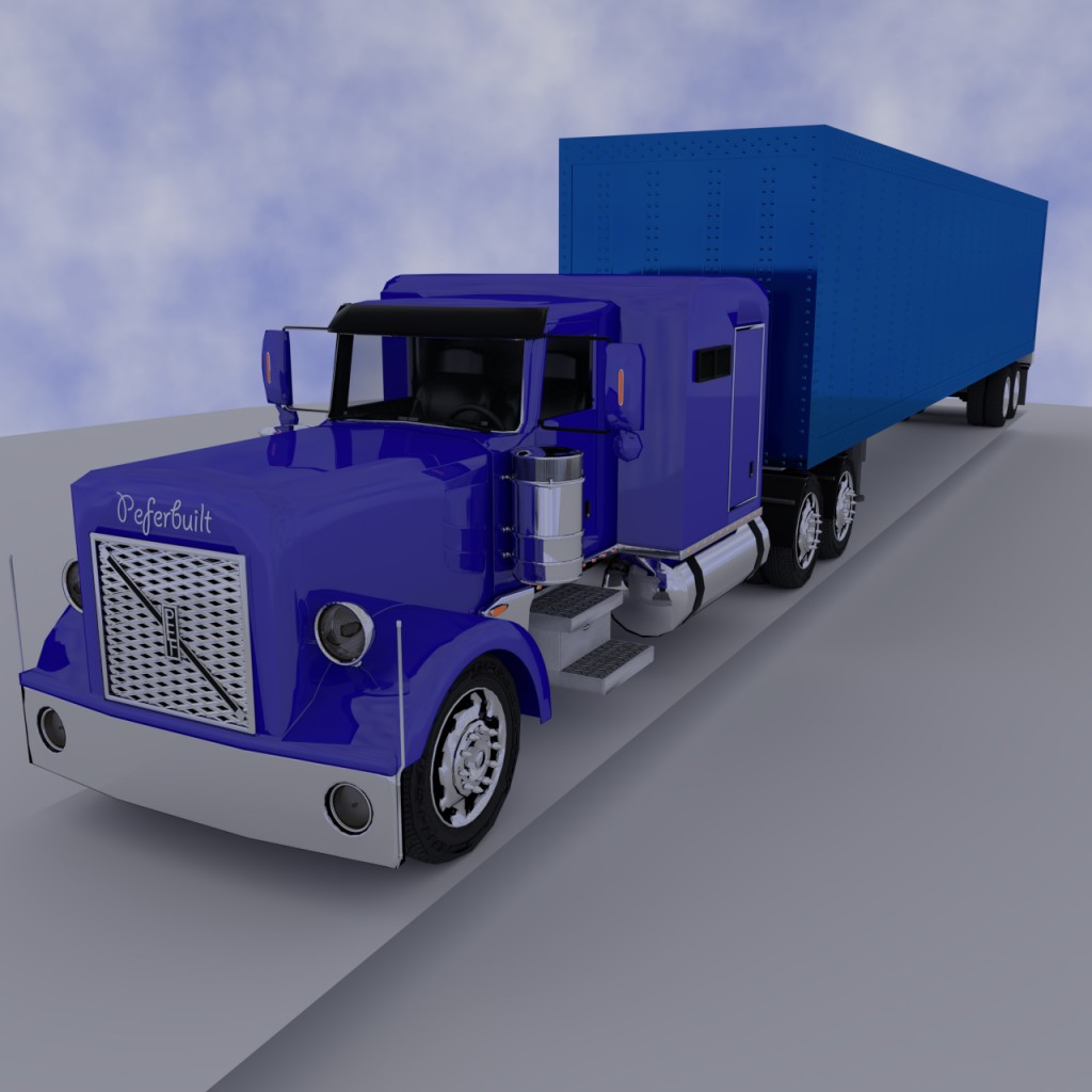 Tractor Trailer with Rig preview image 3